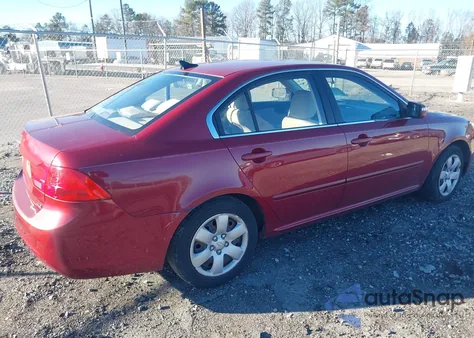 2009 Kia Optima Lx z USA, uszkodzony, nr VIN KNAGE228X95300981